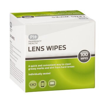 PHARMACY HEALTH Lens Wipes 100 Pack