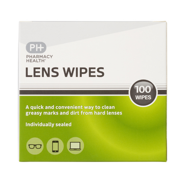 PHARMACY HEALTH Lens Wipes 100 Pack