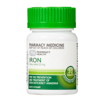 PHARMACY HEALTH Iron 30 Tablets