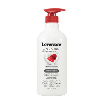 LOVERCARE Goat's Milk Body Lotion Rose Hip Seed Oil 800mL