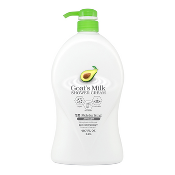 LOVERCARE Goat's Milk Avocado Shower Cream 1.2 L