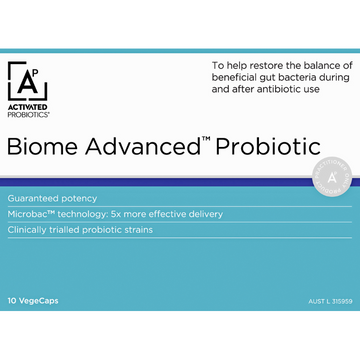 Activated Probiotics Biome Advanced Probiotic 10 Capsules