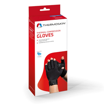 Thermoskin Thermal Compression Gloves Large Black 1 Each