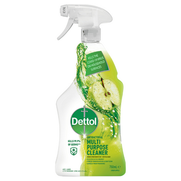 Dettol Antibacterial Multipurpose Cleaner Surface Spray Disinfectant Crisp Apple 750mL