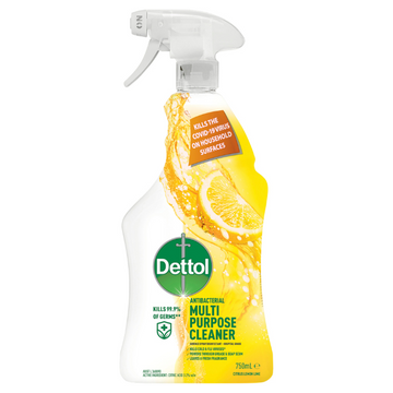 Dettol Antibacterial Multipurpose Cleaner Surface Spray Disinfectant Citrus Lemon Lime 750mL