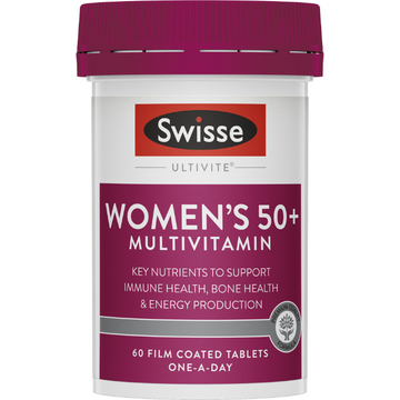 Swisse Ultivite Women's 50+ Multivitamin 60 Tablets