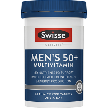 Swisse Ultivite Men's 50 + Multivitamin 90 Tablets