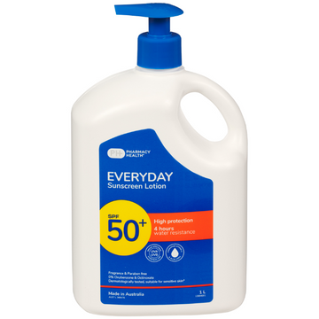 PHARMACY HEALTH Sunscreen Everyday SPF50+ 1L