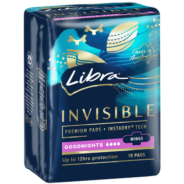 Libra Invisible Goodnights 10 Pack