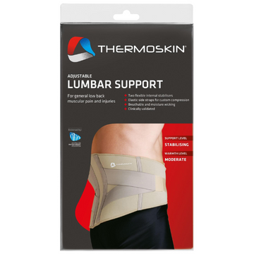 Thermoskin Thermal Adjustable Lumbar Support Extra Extra Large Beige 1 Each