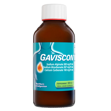 Gaviscon Peppermint Oral Liquid Suspension 500mL