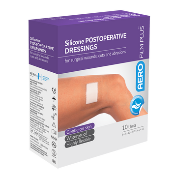 AERO Sensitive Silicone Postoperative Dressing 9cm x 10cm 1 Each