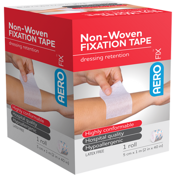 AERO Non-Woven Fixation Tape 5cm x 1m 1 Roll