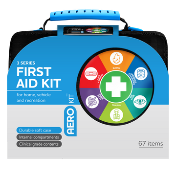 AERO Aerokit 3 Series Black First Aid Kit