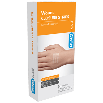 AERO Wound Closure Strips 75mm x 6mm 3 Pack