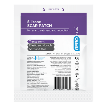 AERO Scar Silicone Scar Patch 7.4cm x 4.4cm 1 Each