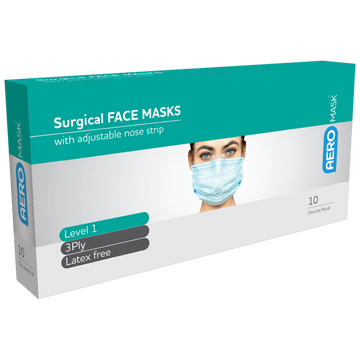 AERO Mask Level 2 Surgical Mask Box 10 Pack