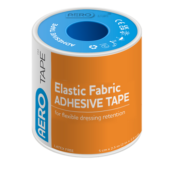 AERO Tape Elastic Fabric Tape 5cm x 2.5m 1 Roll