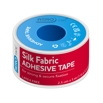 AERO Tape Silk Fabric Tape 2.5cm x 5m 1 Roll