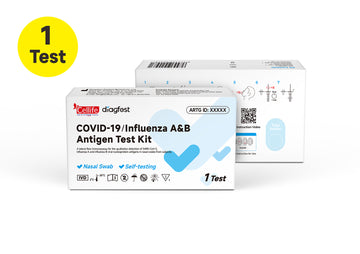 Cellife Diagfest Covid-19 / Influenza A & B Antigen Test Kit 1/5/20/25 Pack