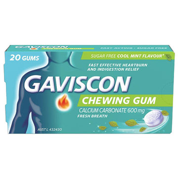 Gaviscon Chewing Gum Cool Mint 20's