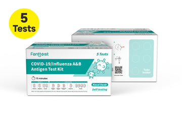 Fanttest Covid-19 / Influenza A & B Antigen Test Kit 20 pack