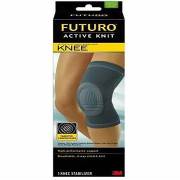 Futuro Active Knit Knee Silizer Brce Med
