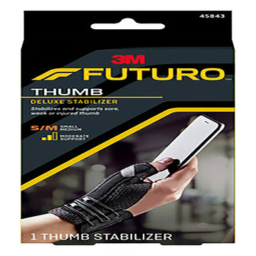 Futuro Deluxe Thumb Siliser Black Strap