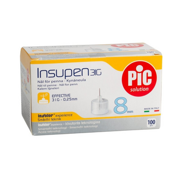 Insupen Pen Needle 32/8Mm 100Pk