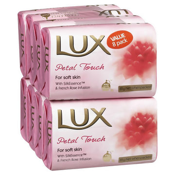 Lux Petal Pnk Bar Soap 85G 8Pk