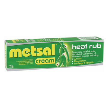 Metsal Heat Rub Crm 125G