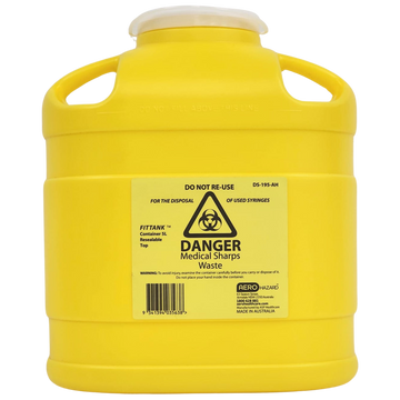 AERO Hazard Sharps Container 5L 1 Each