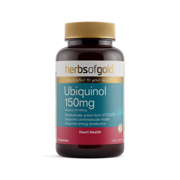 Herbs of Gold Ubiquinol 150mg 60 Caps (Christmas and New Year Sales 20% OFF)