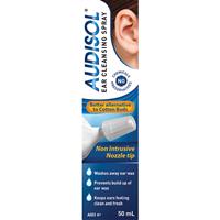 Audisol Ear Cleans Spry 50Ml