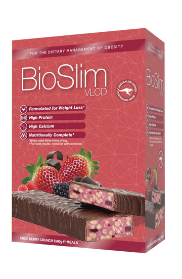 Bioslim Vlcd Bar B.Crunc 5X60G