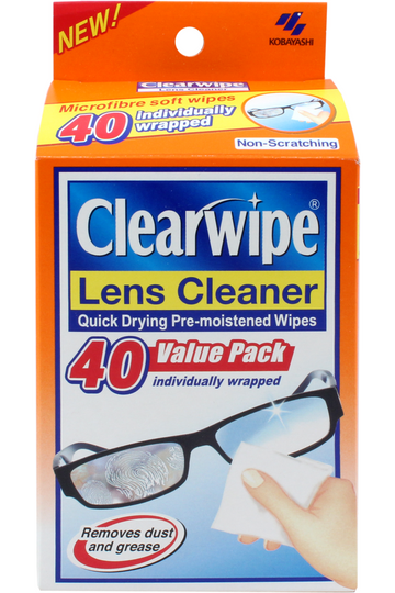 Clearwipe Lens Clean 40Pk