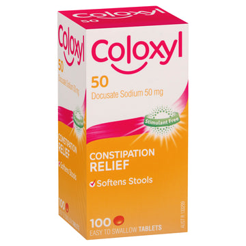 Coloxyl 50Mg 100Tab