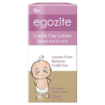 Ego Egozite Cradle Cap Lotion 50mL Oil Based Loosens Crust Scalp Moisturiser