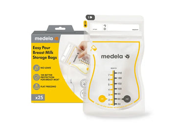 Medela Easy Pour Breast Milk Storage Bags 25 Pack