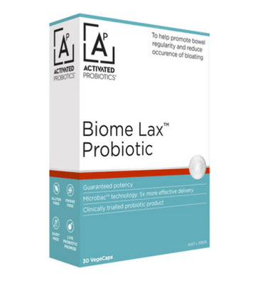 Activated Probiotics Biome Lax Probiotics 30 Capsules