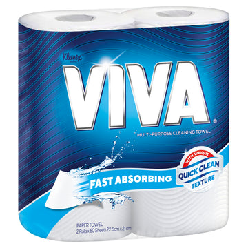 Kleenex Viva Towel White 2Pk