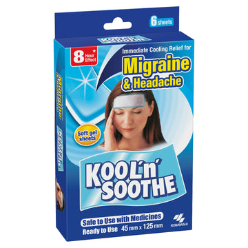 Kool N Soothe Gel Migrane 6Pk