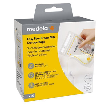 Medela Easy Pour Breast Milk Storage Bags 50 Pack