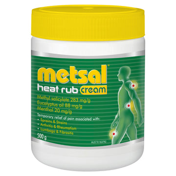 Metsal Heat Rub Crm 500G