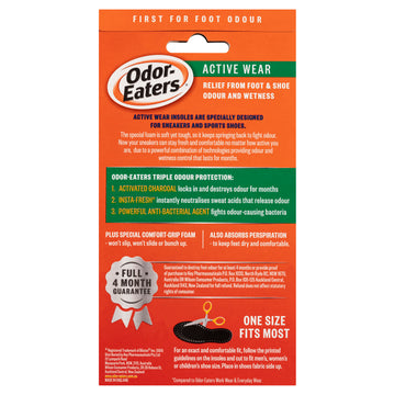 Odor Eaters Sneaker Tamers Insole 1 Pr