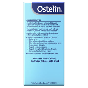 Ostelin Milk Calcium Kids Liq 90Ml