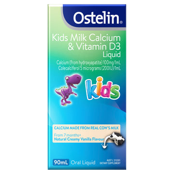 Ostelin Milk Calcium Kids Liq 90Ml