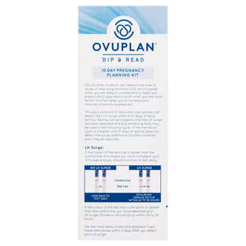 Ovuplan Pregnancy Plan Kit 10 Test