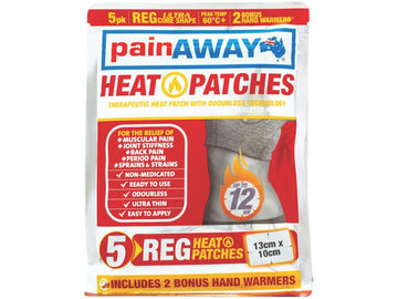 Painaway Heat Es Patch Reg 5Pk