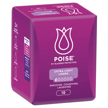 Poise Active Liner 10Pk